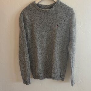 Original Penguin Heather Gray Crewneck Sweater